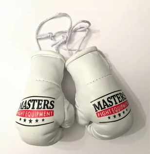 Rękawiczki - Masters Fight Equipment, Brelok, Mini rękawiczki, biały - grafika 1