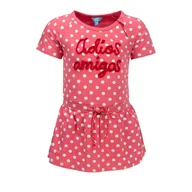 Sukienki - Dziewczęca sukienka z krótkim rękawem, wielokolorowy, rozmiar 62 - miniaturka - grafika 1