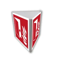 Systemy ekspozycyjne i znaki informacyjne - BF807 DRZWI PRZECIWPOŻAROWE (3D DOŚCIENNY), PS - PŁYTA PCV 1MM FOTOLUMINESCENCYJNA; (200X200MM) - miniaturka - grafika 1