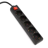 Listwy zasilające - Omega Listwa Zasilająca 5,0M 16A 5 Socket Type F Schuko - miniaturka - grafika 1
