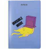 Notesy i bloczki - NOTES NOTATNIK PAMIĘTNIK A5+ NIEBIESKI KOTEK KITE - miniaturka - grafika 1