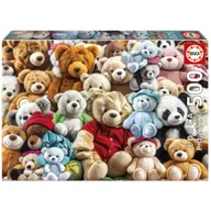 Puzzle - Puzzle 500 Pluszowe misie Educa - miniaturka - grafika 1