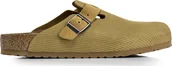 Klapki i japonki męskie - Birkenstock Klapki Birkenstock Boston Corduroy Cork Brown - miniaturka - grafika 1
