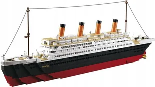 KLOCKI KONSTRUKCYJNE DUŻY TITANIC ZESTAW 1012 KLOCKÓW DO UŁOŻENIA FIGURKI - Klocki - miniaturka - grafika 1