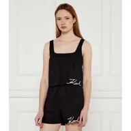 Koszulki i topy damskie - Karl Lagerfeld Jeans Top Cropped Fit - miniaturka - grafika 1