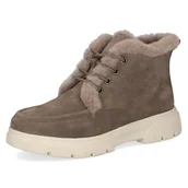 Kozaki damskie - Caprice Damskie buty 9-26257-45, modne kozaki, DK Taupe Suede, 37 EU szerokie, Dk Taupe Suede, 37 EU szeroki - miniaturka - grafika 1