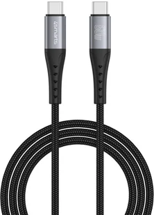 4smarts USB-C Kabel PrimeCord 60W 1,5m, schwarz - Kable USB - miniaturka - grafika 1