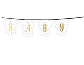 Baby shower i roczek - GIRLANDA BABY GENDER PARTY, IT'S A BOY IT'S A GIRL - miniaturka - grafika 1