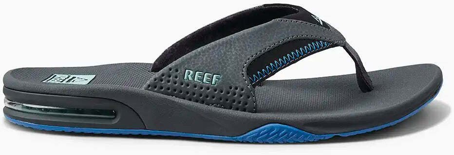 Reef M'S Fanning, gunmetal/ocean, 47 us 14
