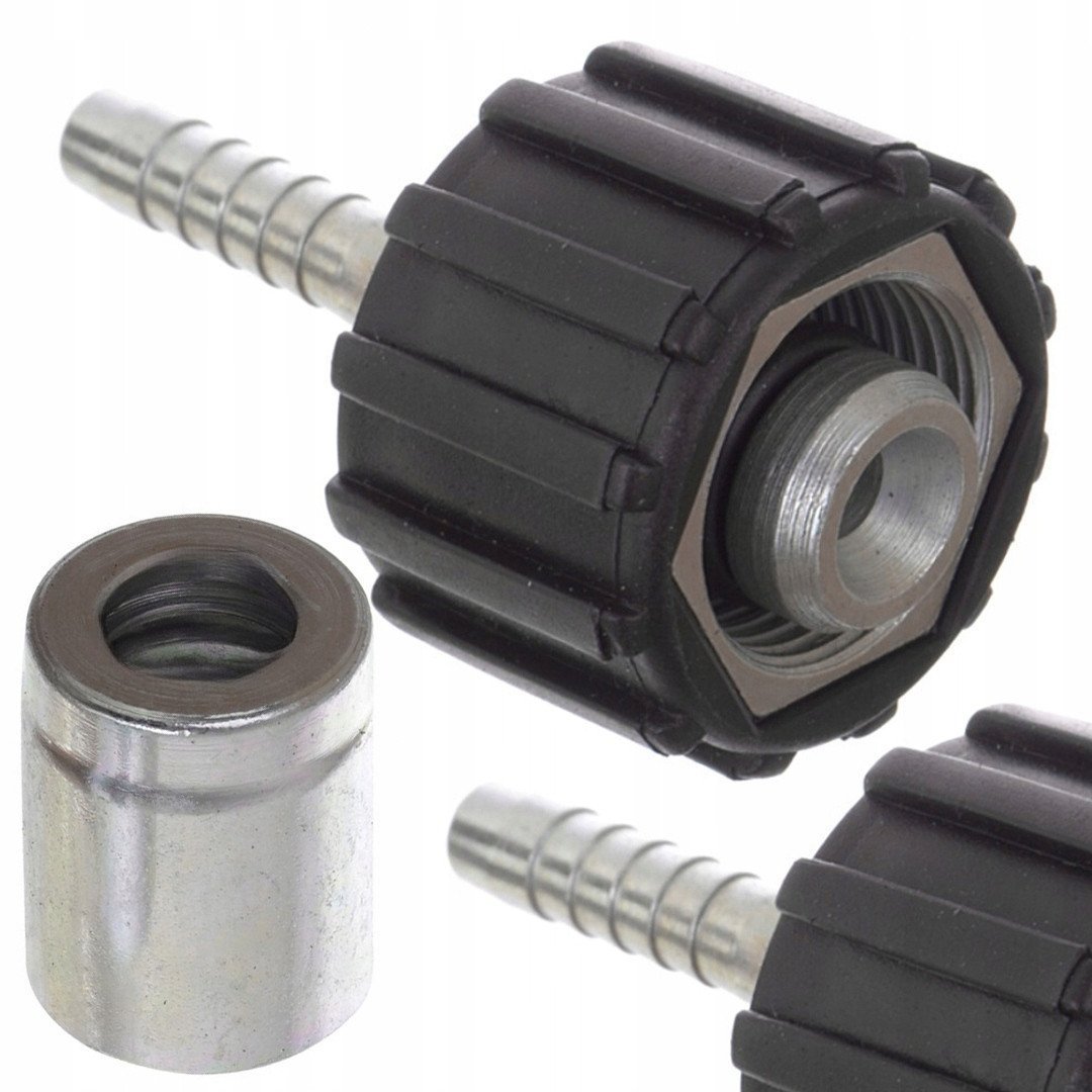 ZAKUWKA ZAKUCIE DO WĘŻA DN6 TULEJA ZACISKOWA GWINT M22X1,5 TRZPIEŃ 14MM HQ