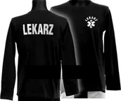 Odzież robocza - Promostars LPP - Koszulka ratownicza ODBLASKOWA męska z długim rękawem czarna - miniaturka - grafika 1