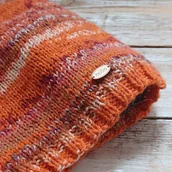 Czapki damskie - Czapka FABEL orange - miniaturka - grafika 1