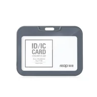Identyfikatory - Identyfikator holder ze smyczą Reap wysoka jakość SZARY poziomy - miniaturka - grafika 1