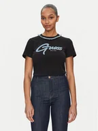 Koszulki i topy damskie - Guess T-Shirt W5GI03 I3Z14 Czarny Regular Fit - miniaturka - grafika 1
