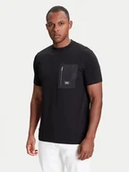 Koszulki męskie - KARL LAGERFELD T-Shirt 755046 553235 Czarny Regular Fit - miniaturka - grafika 1