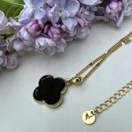 Naszyjniki - Naszyjnik Z Średnią Koniczynką Z Kolekcji Summer Flowers (C23/Lat/69/2Au) - miniaturka - grafika 1