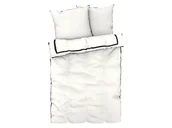 Pościel - LIVARNO home Pościel satynowa, 160 x 200 cm (Biały/ czarny) - miniaturka - grafika 1