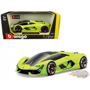 Lamborghini Millennio Light Green 124 Bburago - model lub pojazd - Samochody i pojazdy dla dzieci - miniaturka - grafika 1