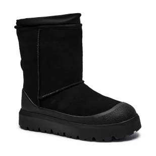UGG Skórzane śniegowce CLASSIC SHORT WEATHER HYBRID - Buty zimowe męskie - miniaturka - grafika 1