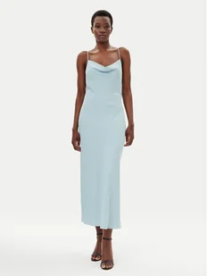 Calvin Klein Sukienka letnia LV044B053G Błękitny Slim Fit - Sukienki - miniaturka - grafika 1