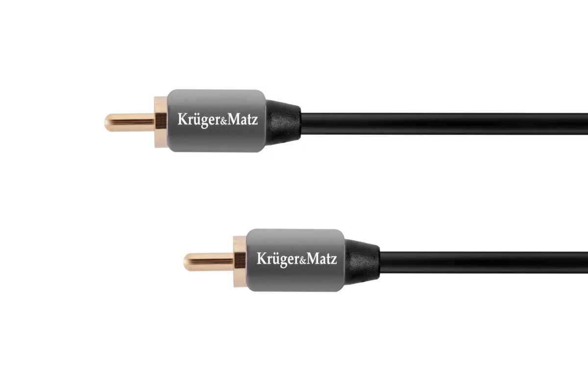 Kruger&Matz Krüger&amp;Matz Kabel 1RCA-1RCA 1m KM0301 KM0301