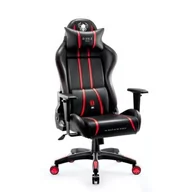 Fotele gamingowe - Diablo Chairs X-One 2.0 L czarno-czerwony - miniaturka - grafika 1
