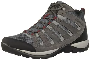 Columbia Męskie buty trekkingowe Redmond V2, 1, Szary - Grafitowy czerwony jasper - 38.5 EU - Buty trekkingowe męskie - miniaturka - grafika 1