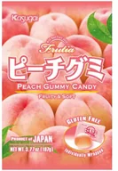 Kuchnie świata - Frutia Peach Gummy, żelki o smaku brzoskwiniowym 107g - Kasugai - miniaturka - grafika 1