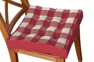Meble modułowe i akcesoria - Dekoria Siedzisko Kuba na krzesło czerwono biała krata 5,5x5,5cm) 40 × 40 × 6 cm Quadro 210-136-18 - miniaturka - grafika 1
