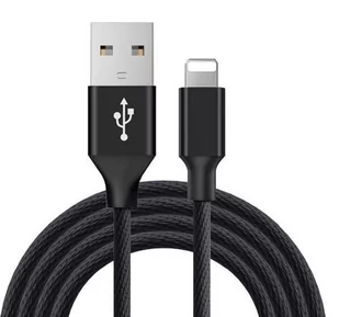 Kabel Sznurkowy Iphone 5/6 Czarny - Kable USB - miniaturka - grafika 1