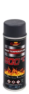 Champion CHAMPION FARBA żaroodporna 400ml antracyt aerozol 5905179470249 - Farby i lakiery w sprayu - miniaturka - grafika 1
