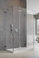 Kabiny prysznicowe - Radaway Essenza Pro Brushed Nickel Kdj+S kabina 80x90x80cm lewa szczotkowany nikiel 10097390-91-01L/10098080-01-01/10098080-01-01 - miniaturka - grafika 1