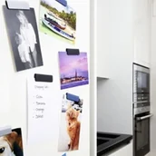 Etui na dokumenty i karty - DURAFIX CLIP 60mm, samoprzylepny klips magnetyczny, szer. 60 mm Granatowy 470507 DU094-11 - miniaturka - grafika 1