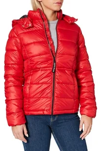 Kurtka damska Pepe Jeans Camille zimowa pikowana czerwona-XS - Kurtki damskie - miniaturka - grafika 1