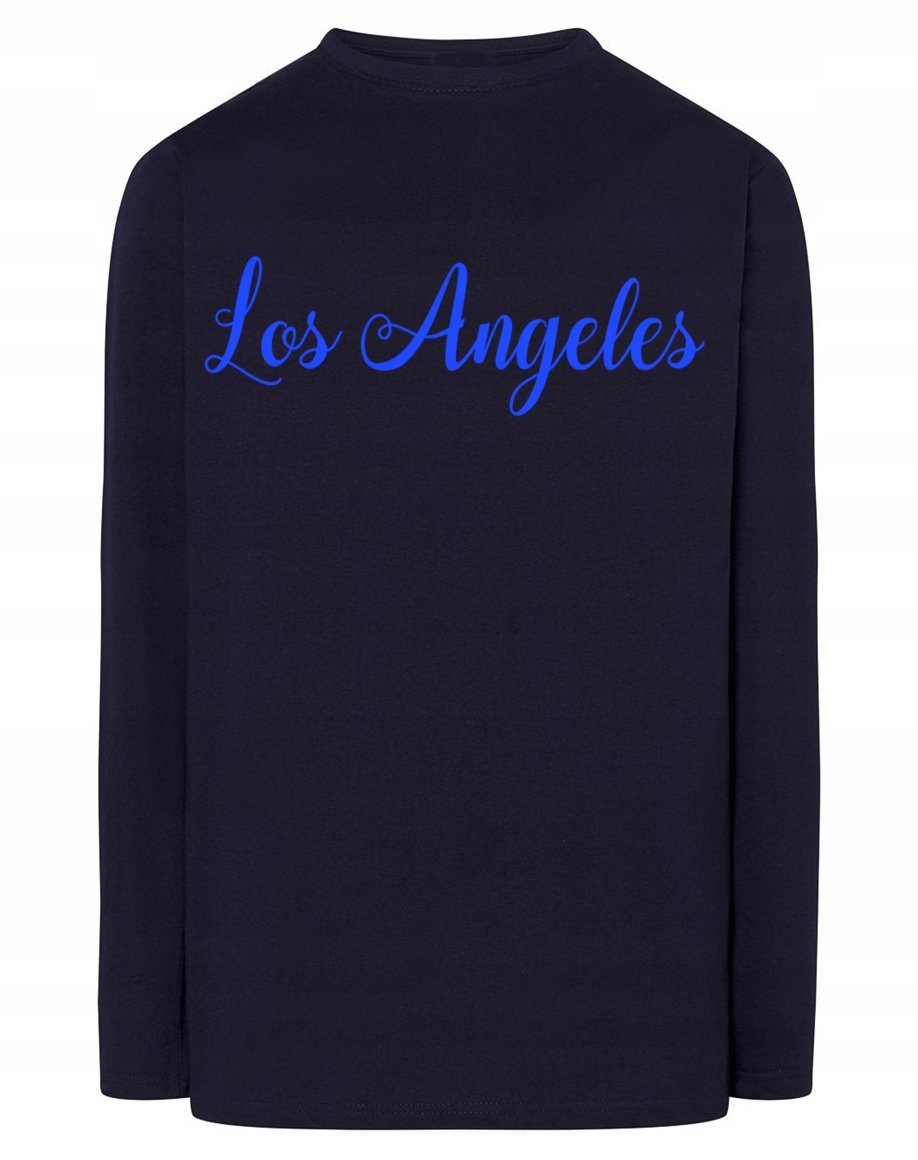 Longsleeve fajny nadruk napis LOS ANGELES r.XL