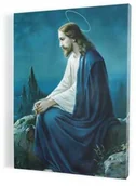 Ikony i obrazy sakralne - Jezus Chrystus w Ogrójcu, obraz na płótnie canvas - miniaturka - grafika 1