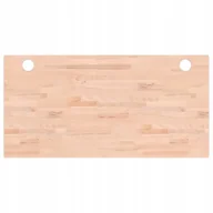 Blaty meblowe i parapety okienne - Blat do biurka, 110x55x1,5 cm, lite drewno bukowe - miniaturka - grafika 1