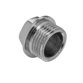 Łączniki, trójniki, kształtki - Korek chromowany 3/8" Invena - miniaturka - grafika 1