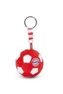 Plecaki - Breloczek FC BAYERN MONACHIUM Piłka nożna 6 cm czerwona - Pluszowy towarzysz ze zrównoważonej produkcji przytulanka zwierzęca z kółkiem na klucze do smyczy, torby albo plecaka - miniaturka - grafika 1
