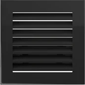Akcesoria kominkowe - Kratki.pl KRATKA KOMINKOWA FRESH CZARNA 170X170 MM 17C/FRESH - miniaturka - grafika 1