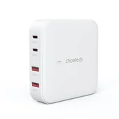 Ładowarki do telefonów - Choetech szybka ładowarka sieciowa GaN 100W 2x USB-A / 2x USB-C - miniaturka - grafika 1