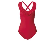 Stroje kąpielowe - esmara® Kostium kąpielowy jednoczęściowy damski (Czerwony, 42) - miniaturka - grafika 1