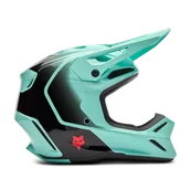 Kaski motocyklowe - Kask Cross FOX V3 Drip TurkusowyXL - miniaturka - grafika 1