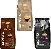 Kawa - Kawa ziarnista Tchibo Zestaw: Barista Caffe Crema 1kg + Barista Espresso 1kg + Barista Espresso Dark 1kg + Puszka - miniaturka - grafika 1