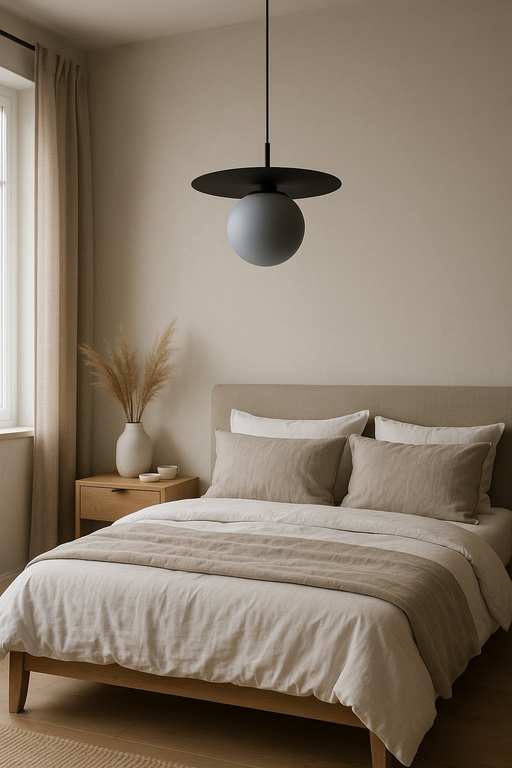 Lampa wisząca nowoczesna DOTTA z kloszem kulistym szklanym