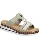 Klapki i japonki damskie - KLAPKI RIEKER - 900140-07 ZIELONY - Rieker - miniaturka - grafika 1