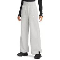 Spodnie sportowe damskie - Spodnie damskie Nike Sportswear Phoenix Polar DQ5615-063 - szare - miniaturka - grafika 1