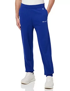 Spodenki męskie - Champion Męskie spodnie dresowe Eco Future Terry z elastycznymi mankietami, niebieskie (College), M - grafika 1