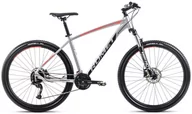 Rowery - Rower męski górski Romet Rambler R7.4 27 M(18") srebrny/xczerwony/grafitowy - miniaturka - grafika 1