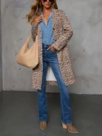 Kurtki damskie - LA Angels Płaszcz przejściowy w kolorze brązowo-beżowym - miniaturka - grafika 1